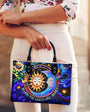 Be You The World Will Adjust Celestial Sun and Moon Bohemian Style Leather Bag _3_ OoVY4