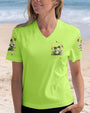 Be You The World Will Adjust Cute Frog and Daisy Green Hippie AOP Shirts _11_ EiB28