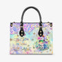 Be You The World Will Adjust Cute Peace Frog Pastel Design Hippie Leather Bag _1_ SRezA