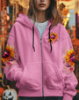 Be You The World Will Adjust Flamingo and Sunflowers Pink Graphic AOP Shirts _4_ ycesP