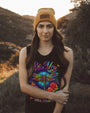 Be You The World Will Adjust Floral Dragonfly Hippie Hippie AOP Shirts _4_ 8DEgl