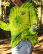 Be You The World Will Adjust Frog Hippie Sunflowers Peace Sign Tie Dye AOP Shirts _2_ kWFb0