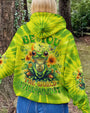 Be You The World Will Adjust Frog Hippie Sunflowers Peace Sign Tie Dye AOP Shirts _9_ r2tF9