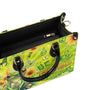 Be You The World Will Adjust Frog Peace Sign Green with Sunflowers Hippie Leather Bag _2_ BYUkE