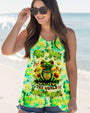 Be You The World Will Adjust Frog Sunflowers Green Tie Dye Graphic AOP Shirts _9_ SkyqS