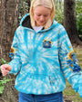 Be You The World Will Adjust Frog Tie Dye Sunflower Graphic AOP Shirts _3_ N9Ow0