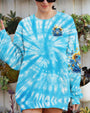 Be You The World Will Adjust Frog Tie Dye Sunflower Graphic AOP Shirts _5_ QkBQD
