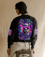 Be You The World Will Adjust Funny Neon Peace Sign Llama AOP Shirts _9_ LxpGg