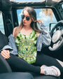 Be You The World Will Adjust Green Daisy Butterfly Tie Dye AOP Shirts _9_ 0zx3v