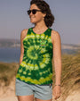 Be You The World Will Adjust Green Tie Dye Fairy Frog Signs and Mushrooms AOP Shirts _7_ OKDTV