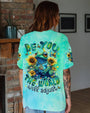 Be You The World Will Adjust Hippie Frog Sunflower Tie Dye AOP Shirts _10_ lJ75m
