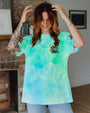 Be You The World Will Adjust Hippie Frog Sunflower Tie Dye AOP Shirts _11_ TzTn1