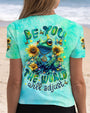 Be You The World Will Adjust Hippie Frog Sunflower Tie Dye AOP Shirts _13_ IbcBk