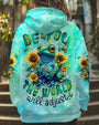 Be You The World Will Adjust Hippie Frog Sunflower Tie Dye AOP Shirts _1_ Mz8Vg