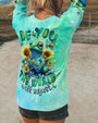 Be You The World Will Adjust Hippie Frog Sunflower Tie Dye AOP Shirts _3_ sC5ws