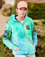 Be You The World Will Adjust Hippie Frog Sunflower Tie Dye AOP Shirts _4_ 0z7qF
