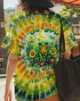 Be You The World Will Adjust Hippie Frog Sunflowers and Moon Tie Dye AOP Shirts _12_ K0gkt