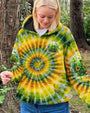 Be You The World Will Adjust Hippie Frog Sunflowers and Moon Tie Dye AOP Shirts _13_ MlUep