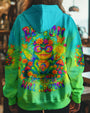 Be You The World Will Adjust Hippie Frog Tie Dye Style for Women AOP Shirts _9_ IlIgg