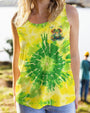 Be You The World Will Adjust Hippie Tie Dye Sunflower Frog AOP Shirts _14_ ibj31