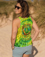 Be You The World Will Adjust Moon Frog Hippie Green Tie Dye AOP Shirts _11_ Td4GS