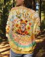 Be You The World Will Adjust Orange Tie Dye Frog and Butterfly AOP Shirts _5_ hPpfo