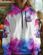 Be You The World Will Adjust Pastel Tie Dye Frog Flowers and Peace Signs AOP Shirts _14_ YTx1h