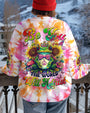 Be You The World Will Adjust Pastel Tie Dye Peace Frog with Sunflowers AOP Shirts _7_ 57UU3
