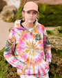 Be You The World Will Adjust Pastel Tie Dye Peace Frog with Sunflowers AOP Shirts _8_ FtgCr