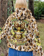 Be You The World Will Adjust Peace Frog Leopard with Glasses and Bow AOP Shirts _12_ cVprn