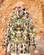 Be You The World Will Adjust Peace Frog Leopard with Glasses and Bow AOP Shirts _13_ BmIA3