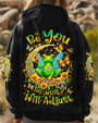 Be You The World Will Adjust Peace Frog Moon and Butterfly Graphic AOP Shirts _5_ DmXgn