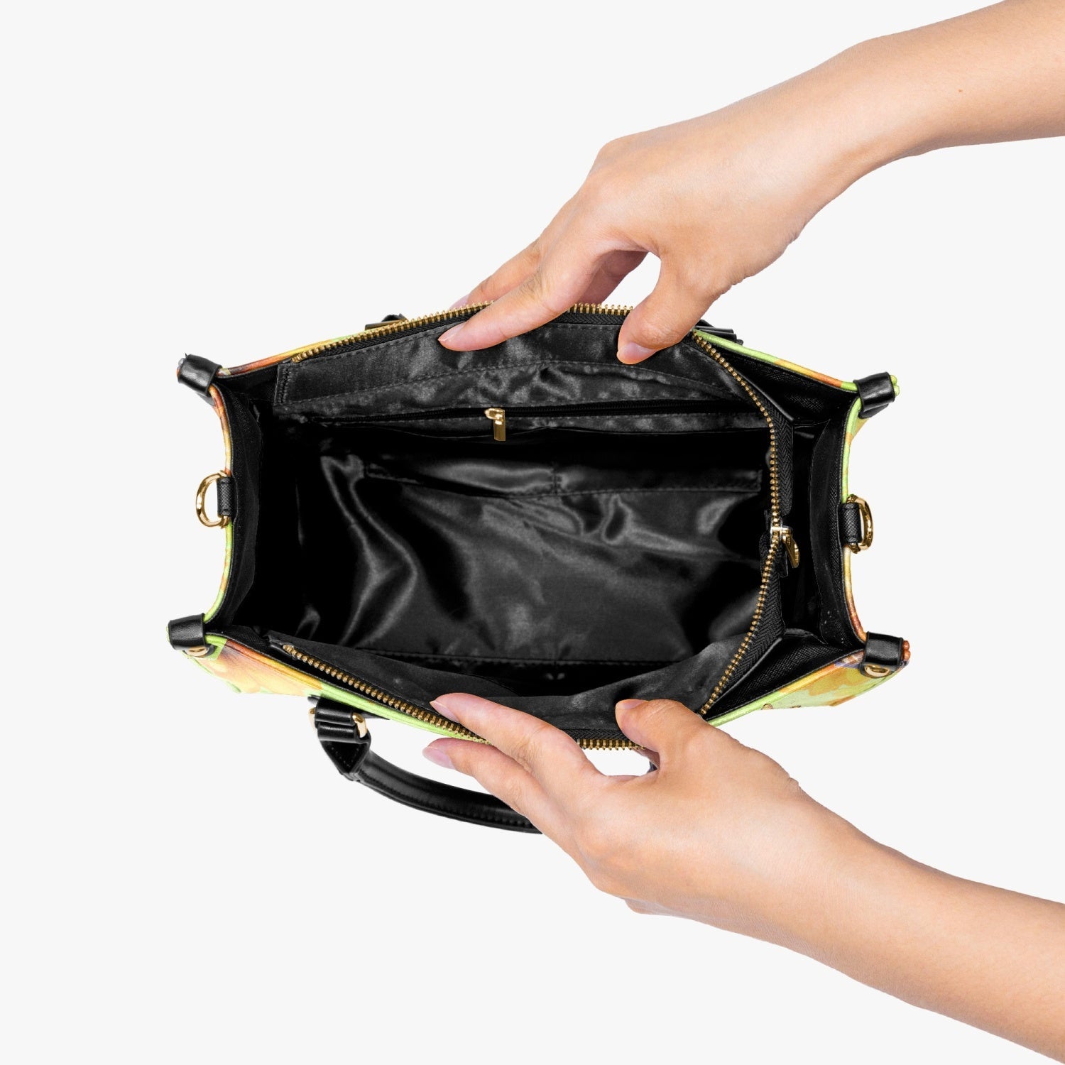 Be You The World Will Adjust Peace Frog and Butterfly Hippie Leather Bag _2_ Uolxk