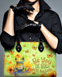 Be You The World Will Adjust Peace Frog and Butterfly Hippie Leather Bag _6_ v2v1W