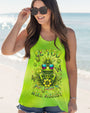 Be You The World Will Adjust Pineapple Frog Neon Green Peace Symbol AOP Shirts _9_ xiN3b