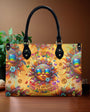 Be You The World Will Adjust Psychedelic Sun Inspirational Hippie Leather Bag _1_ OekVo