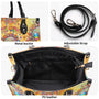 Be You The World Will Adjust Psychedelic Sun Inspirational Hippie Leather Bag _7_ Wutlk