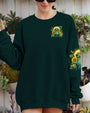 Be You The World Will Adjust Royal Frog Moon and Sunflowers AOP Shirts _2_ q1kTN