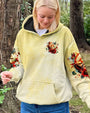 Be You The World Will Adjust Sunflower Face and Butterfly Hippie Floral Graphic AOP Shirts _4_ gCAAj
