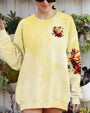 Be You The World Will Adjust Sunflower Face and Butterfly Hippie Floral Graphic AOP Shirts _6_ FprEA