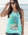 Be You The World Will Adjust Tie Dye Flamingo Beach AOP Shirts _9_ ASXCx