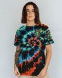 Be You The World Will Adjust Tie Dye Frog Mushroom Psychedelic AOP Shirts _14_ q66jZ