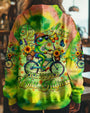 Be You The World Will Adjust Tie Dye Frog Riding Bike AOP Shirts _1_ QMWeT