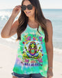 Be You The World Will Adjust Tie Dye Hippie Frog with Peace Symbol AOP Shir _11_ P9p5m