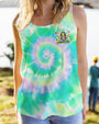 Be You The World Will Adjust Tie Dye Hippie Frog with Peace Symbol AOP Shir _12_ 1Pi63