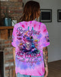 Be You The World Will Adjust Tie Dye Purple Peace Frog and Wildflowers AOP Shirts _11_ uKOqj
