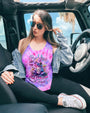 Be You The World Will Adjust Tie Dye Purple Peace Frog and Wildflowers AOP Shirts _5_ lvJdQ