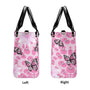 Be You The World will Adjust Bold Pink Flamingo with Butterflies Design for Women Leather Bag _9_ GaQe7