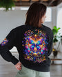 Be You the World Will Adjust Colorful Butterfly Graphic _E2_80_93 AOP Shirts _3_ 95rbD