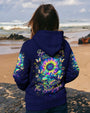 Be a Sunflower _26 Stand Tall Quote Colorful Galaxy Sunflower Peaceful Hippie Style AOP Shirts _2_ d5ZXF